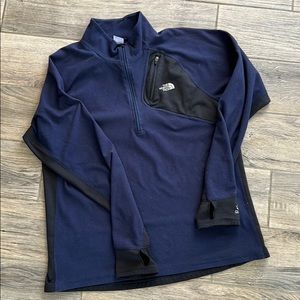 Light weight fleece pull over jacket